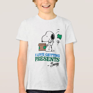 T-shirt En Tri-matière cacahuètes   Snoopy I Love Obtenir des présentatio