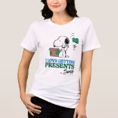 T-shirt En Tri-matière cacahuètes | Snoopy I Love Obtenir des présentatio (Recto)