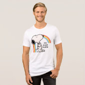 T-shirt En Tri-matière cacahuètes | Snoopy Je suis fier de moi (Recto plein)