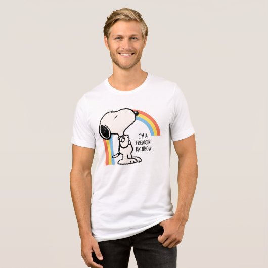 T-shirt En Tri-matière cacahuètes | Snoopy Je suis fier de moi (Recto plein)