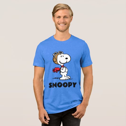 T-shirt En Tri-matière cacahuètes | Snoopy L'As Volant (Recto plein)