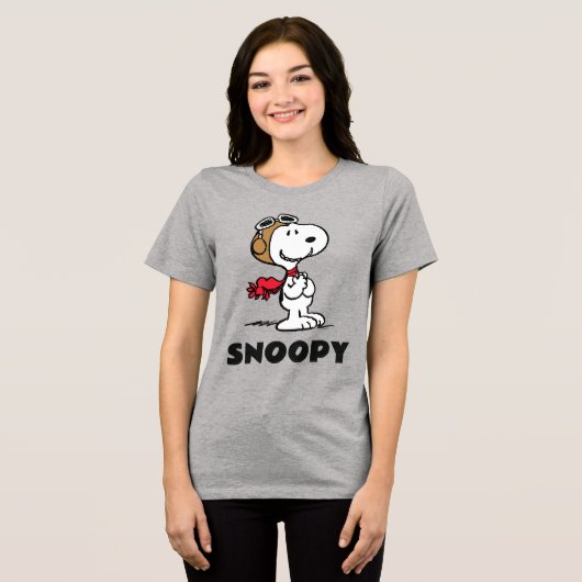 T-shirt En Tri-matière cacahuètes | Snoopy L'As Volant (Recto plein)