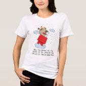 T-shirt En Tri-matière cacahuètes | Snoopy le baron rouge à Noël (Recto)