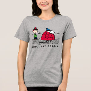 T-shirt En Tri-matière cacahuètes Snoopy & Linus Down Veste Remplie