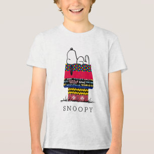 T-shirt En Tri-matière cacahuètes   Snoopy Mixtape Doghouse