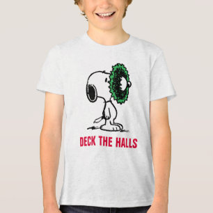 T-shirt En Tri-matière cacahuètes   Snoopy pour les fêtes