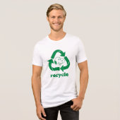 T-shirt En Tri-matière cacahuètes | Snoopy Recycle Reuse (Recto plein)