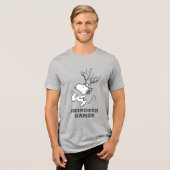 T-shirt En Tri-matière cacahuètes | Snoopy Reindeer (Recto plein)