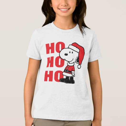 T-shirt En Tri-matière cacahuètes | Snoopy Santa Claus (Recto)