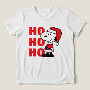 T-shirt En Tri-matière cacahuètes   Snoopy Santa Claus