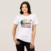 T-shirt En Tri-matière cacahuètes | Snoopy & Schroeder au piano (Recto plein)