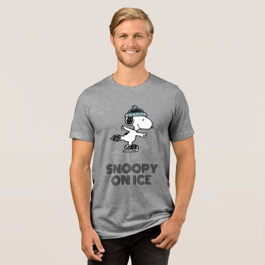 T-shirt En Tri-matière cacahuètes | Snoopy Sur La Glace (Recto plein)
