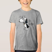 T-shirt En Tri-matière cacahuètes | Snoopy Vampire effrayant (Recto)