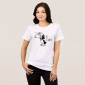 T-shirt En Tri-matière cacahuètes | Snoopy Vampire effrayant (Recto plein)