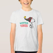 T-shirt En Tri-matière cacahuètes | Snoopy & Woodstock Chaleurs (Recto)