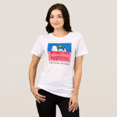 T-shirt En Tri-matière cacahuètes | Snoopy & Woodstock Musique & Pois (Recto plein)