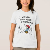 T-shirt En Tri-matière cacahuètes | Torréfaction des châtaignes de Lucy (Recto)