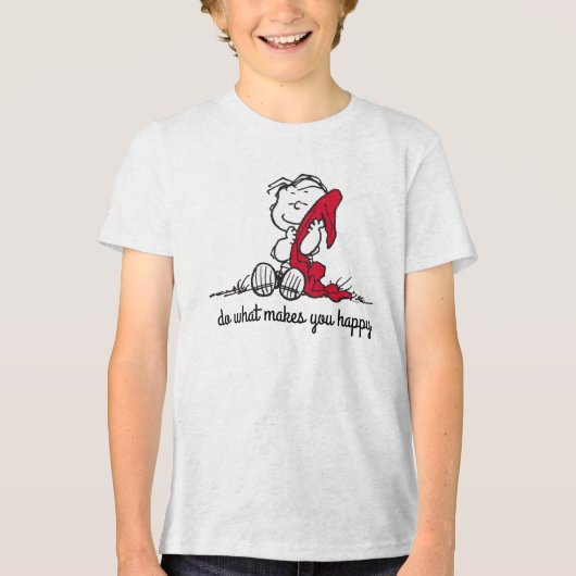 T-shirt En Tri-matière cacahuètes | Un sourire Linus (Recto)