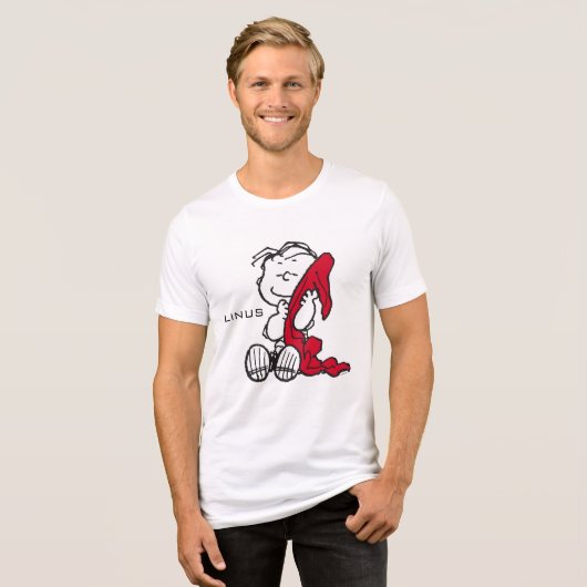 T-shirt En Tri-matière cacahuètes | Un sourire Linus (Recto plein)