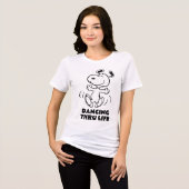 T-shirt En Tri-matière cacahuètes | Une Danse Heureuse Snoopy (Recto plein)