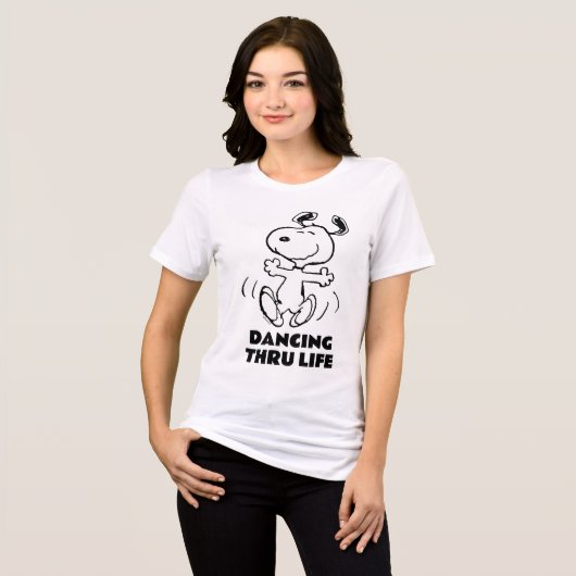 T-shirt En Tri-matière cacahuètes | Une Danse Heureuse Snoopy (Recto plein)