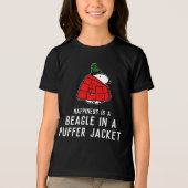 T-shirt En Tri-matière cacahuètes | Veste Snoopy Red Puffer (Recto)