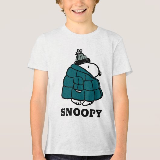 T-shirt En Tri-matière cacahuètes | Veste Snoopy Winter Puffer (Recto)