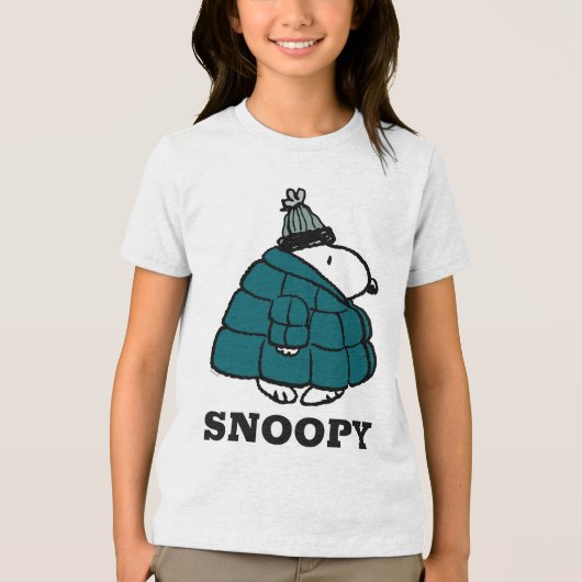 T-shirt En Tri-matière cacahuètes | Veste Snoopy Winter Puffer (Recto)