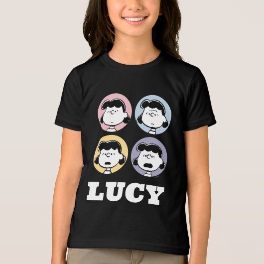 T-shirt En Tri-matière cacahuètes | Visages de Lucy (Recto)