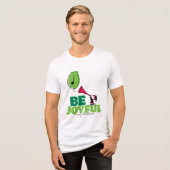 T-shirt En Tri-matière cacahuètes | Woodstock Soyez Joyeux (Recto plein)