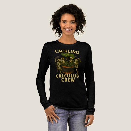 T-shirt En Tri-matière Cacket Calculus Crew Fun Math Enseignant Halloween (Recto complet)