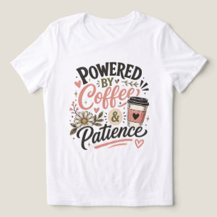 T-shirt En Tri-matière Cadeau de fête des mères Café Maman propulsé par l