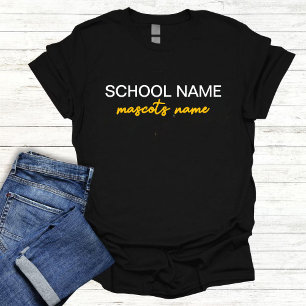 T-shirt En Tri-matière Cadeau d'esprit de mascotte d'équipe scolaire pers
