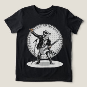 T-shirt En Tri-matière Cadeau drôle d'animal   Chien cool star du rock