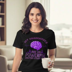 T-shirt En Tri-matière Cadeau drôle de sensibilisation à l'épilepsie Onde