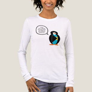 T-shirt En Tri-matière Cadeau personnalisé Drapeau des Bahamas Manchot Fa