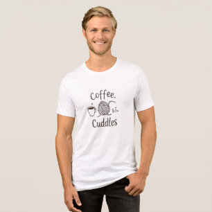 T-shirt En Tri-matière Café ・ Chaos ・ Bouddles - Embrassez le beau