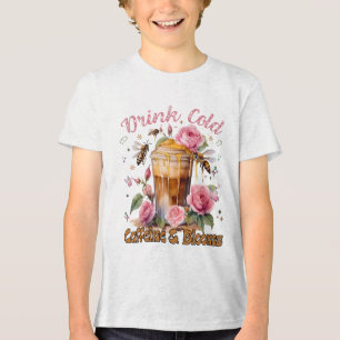 T-shirt En Tri-matière Caféine et fleurs : Café glacé délicieux