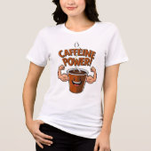 T-shirt En Tri-matière "Caffeine Power Flex - T-shirt Unisex" (Recto)