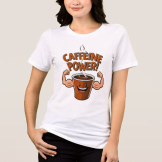 T-shirt En Tri-matière "Caffeine Power Flex - T-shirt Unisex"