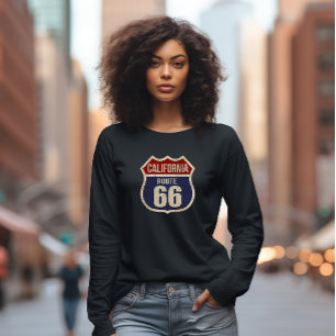 T-shirt En Tri-matière California Route 66 Roadtrip Épique