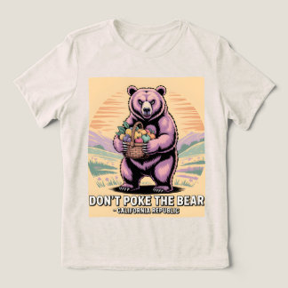 T-shirt En Tri-matière Californie République Ours Illustration Tee femmes