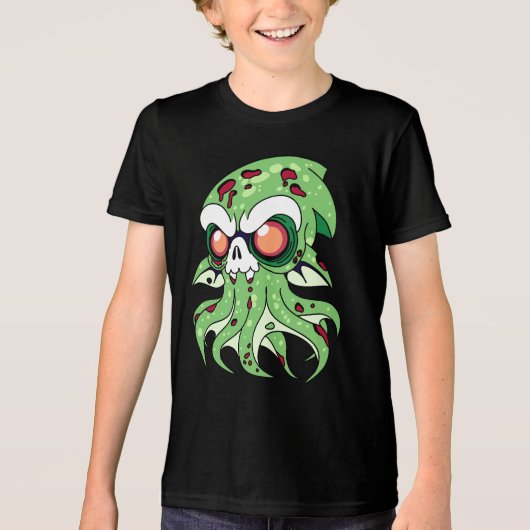 T-shirt En Tri-matière Calmar Vampire Zombie (Recto)