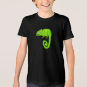 T-shirt En Tri-matière Caméléon vert mignon (Recto)