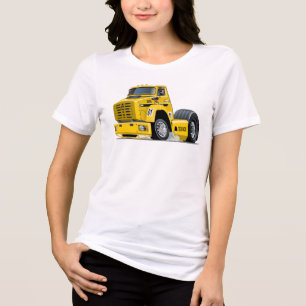 T-shirt En Tri-matière camion de course de dessin animé