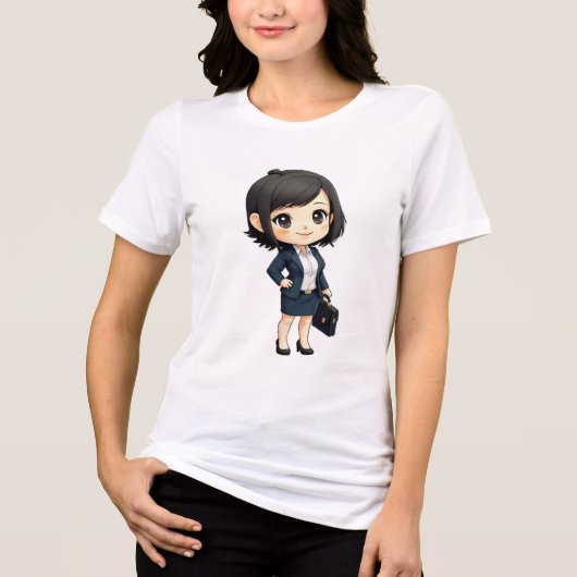 T-shirt En Tri-matière Camiseta chibi Estampado divertido Moda casual Art (Recto)