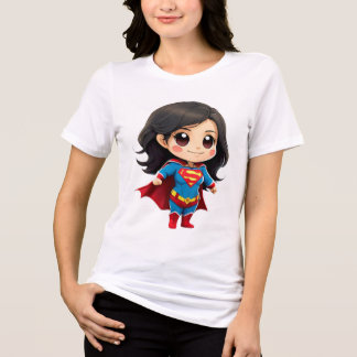 T-shirt En Tri-matière Camiseta con Estampado Chibi – ¡Lleva un Toque Ado