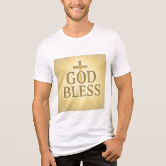 T-shirt En Tri-matière Camiseta Cristã God Bless – Presente Religioso