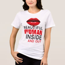 Camiseta holgada de manga corta Beautiful Woman