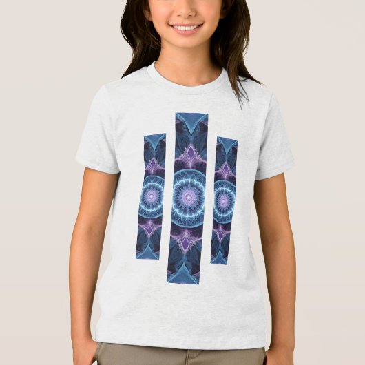 T-shirt En Tri-matière Camiseta Masc Juvenil Básica Fractal Geometrico-1 (Recto)